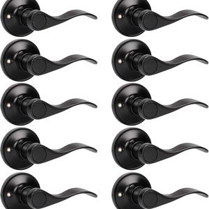 KNOBWELL 10 Pack Single Sided Dummy Door Levers